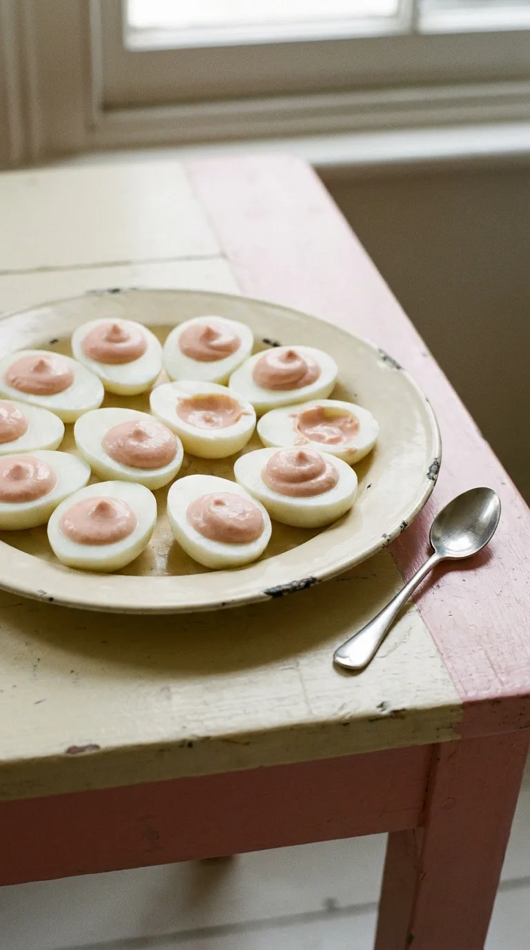 Halloween Deviled Eggs Eyeballs: Savoury Egg Appetisers – step 6: Fill the whites