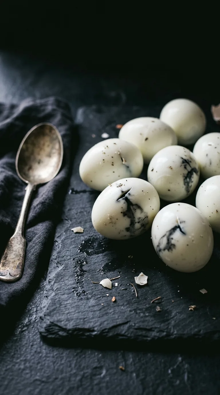 Halloween Dyed Deviled Eggs: Coloured Party Appetisers – step 3: Dye the shells