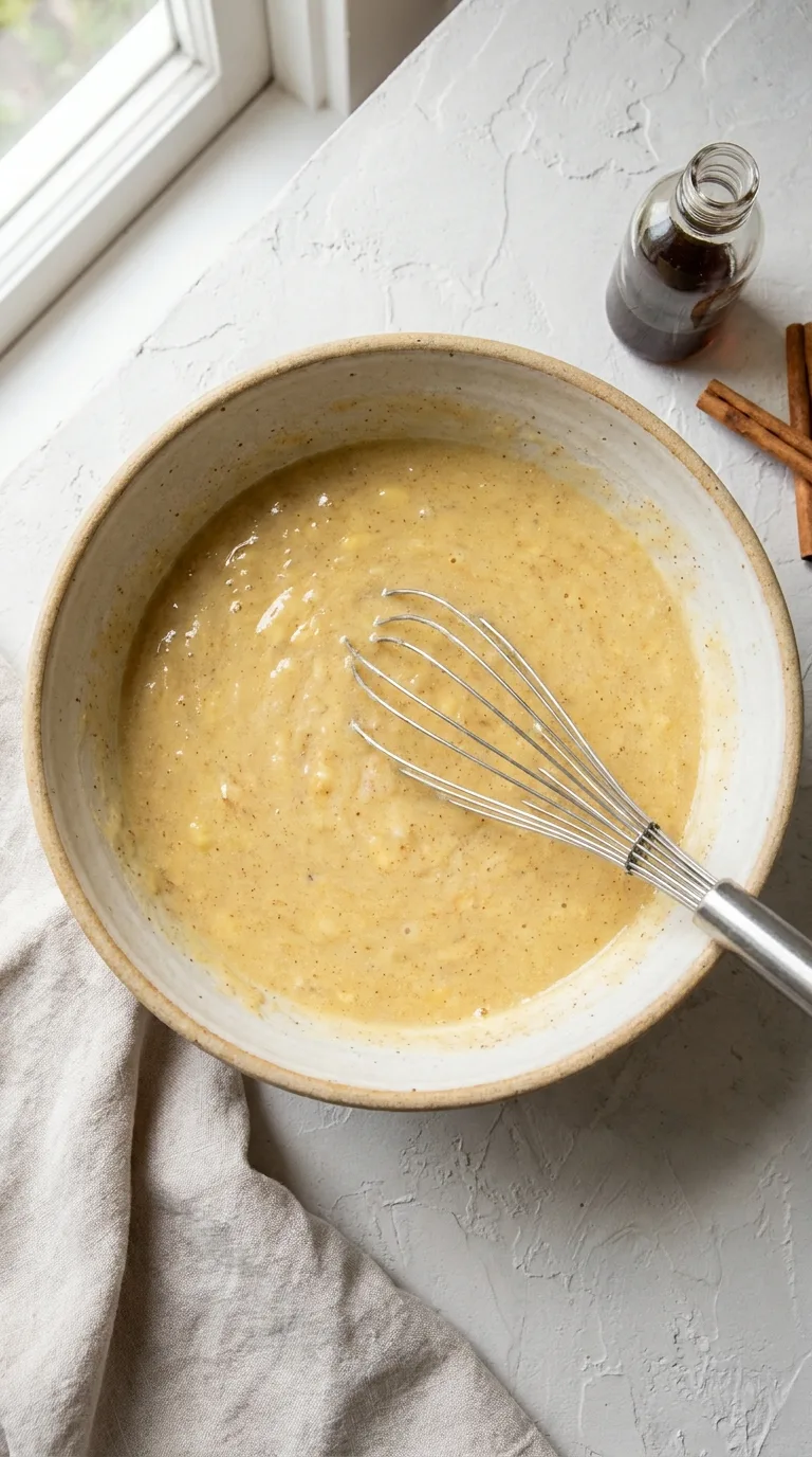 Low Carb Banana Pancakes: Sweet Almond Flour Breakfast – step 2: Mix wet ingredients