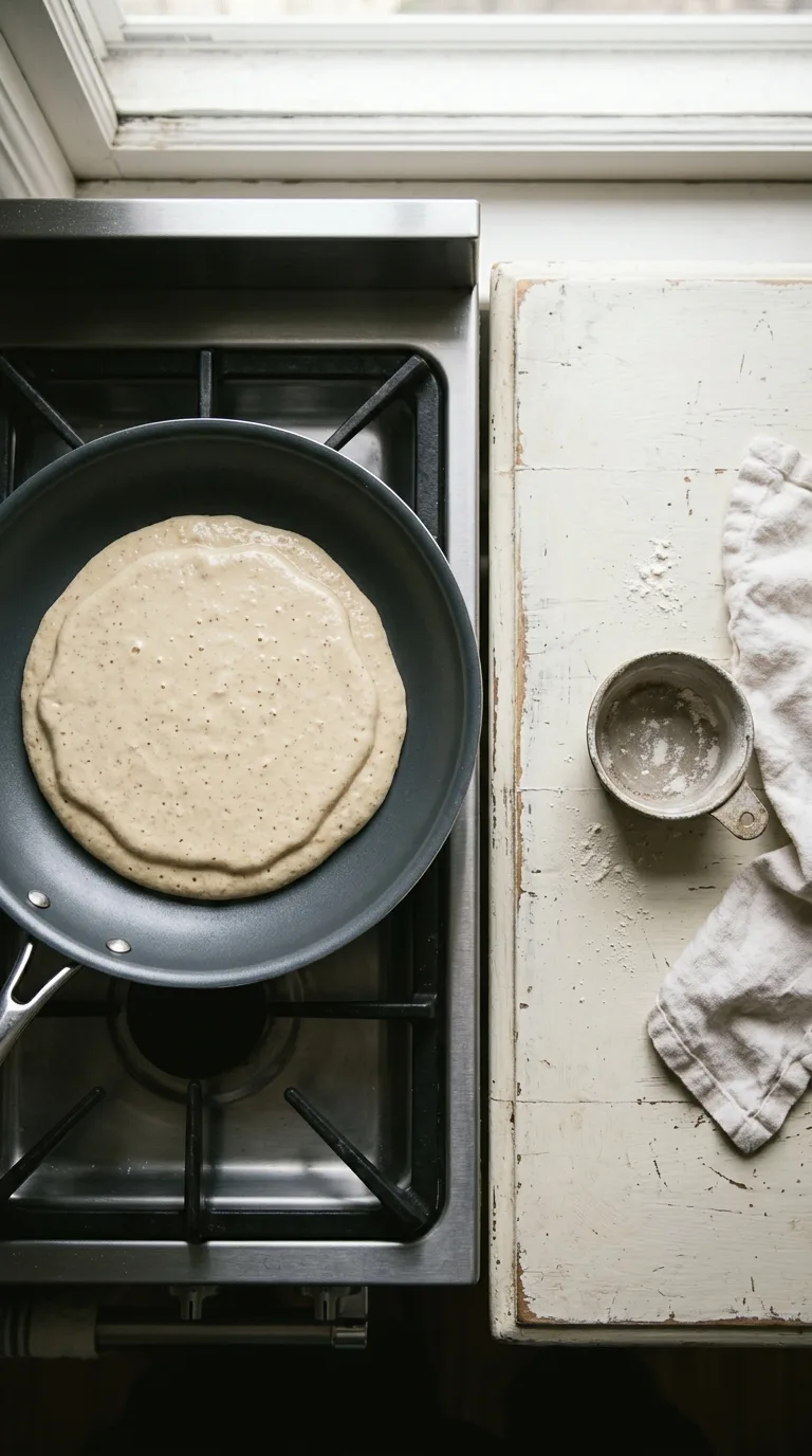 Low Carb Pancakes: Almond Flour Breakfast – step 5: Pour the batter