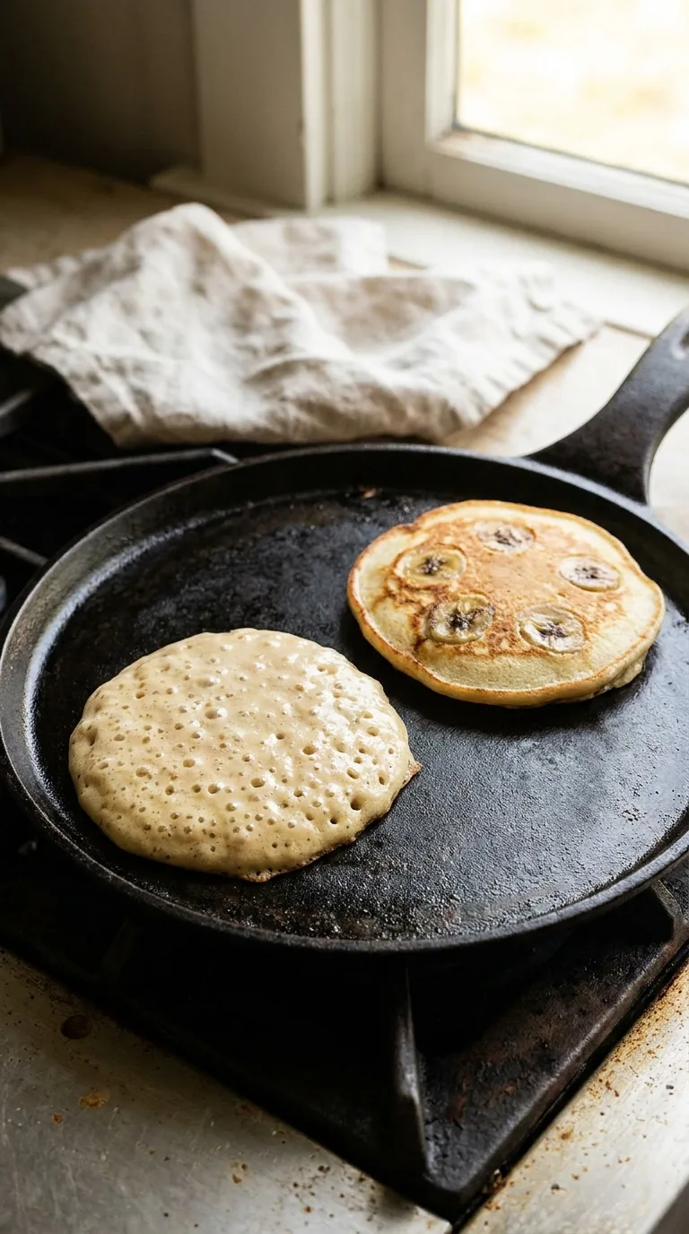 Low Carb Banana Pancakes: Sweet Almond Flour Breakfast – step 6: Fry the pancakes
