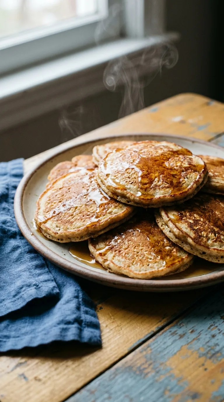 Banana Oat Pancakes: Sweet and Hearty Breakfast – step 6: Flip and finish