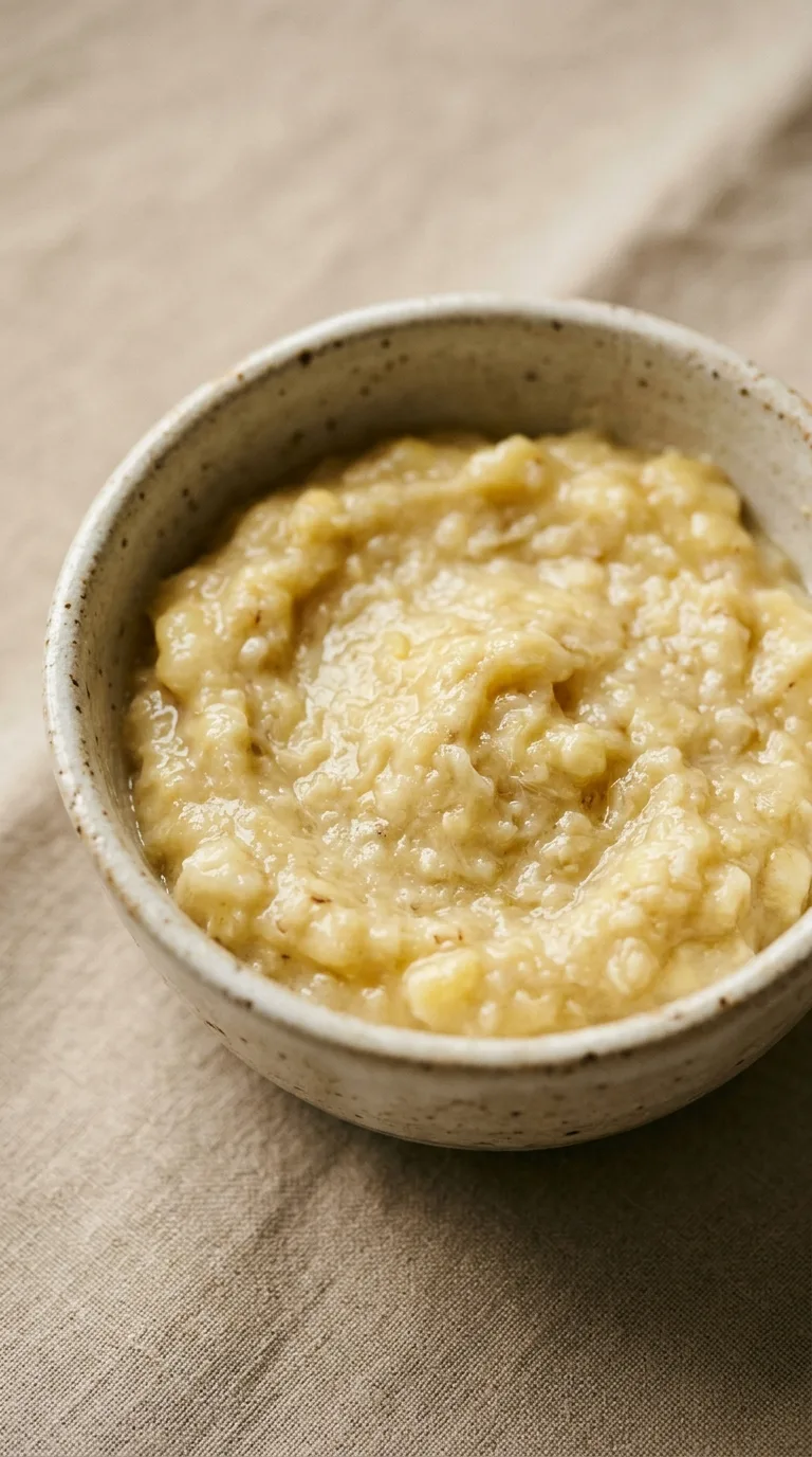 Baby Oat Pancakes: Soft and Healthy Breakfast – step 2: Mash the bananas