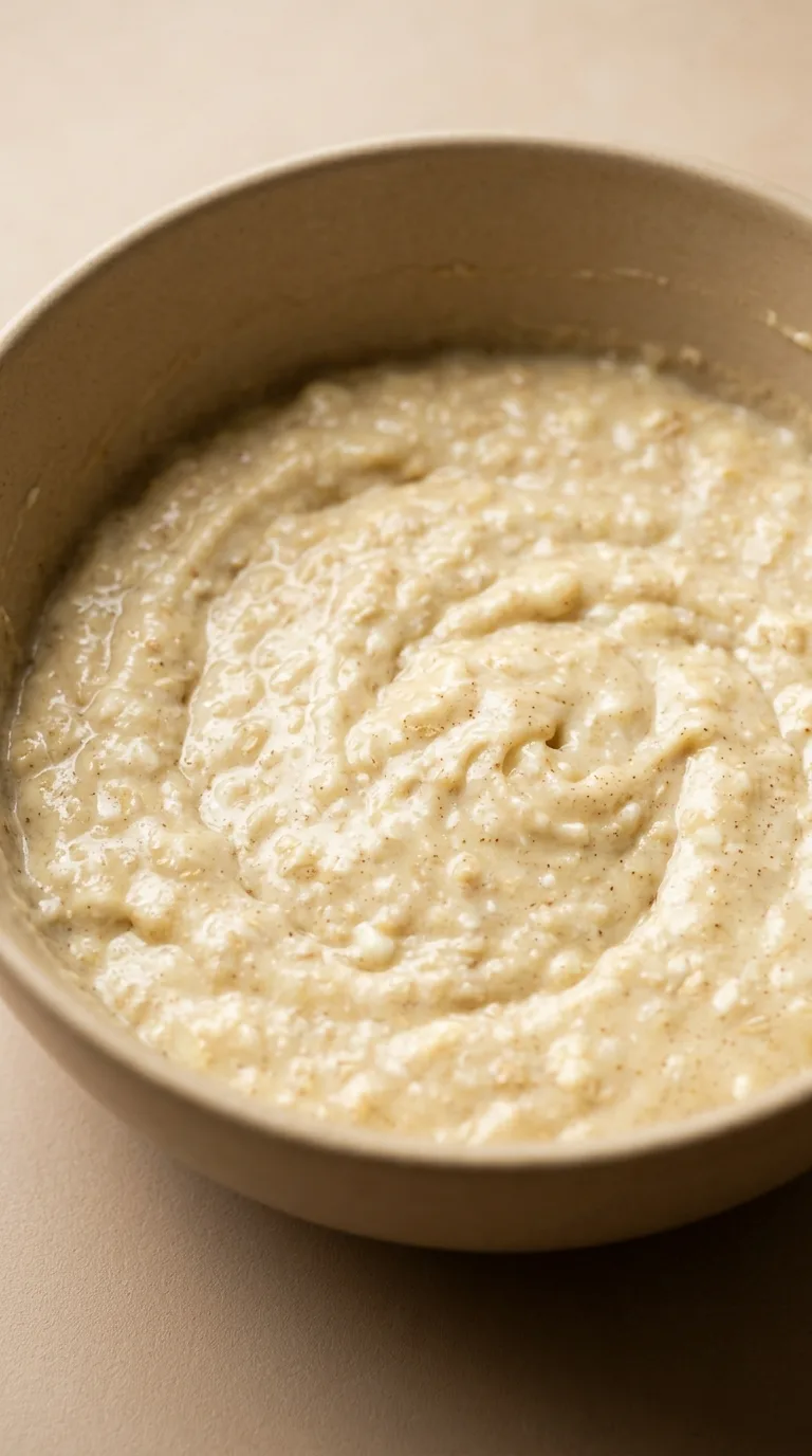 Baby Oat Pancakes: Soft and Healthy Breakfast – step 3: Mix the batter