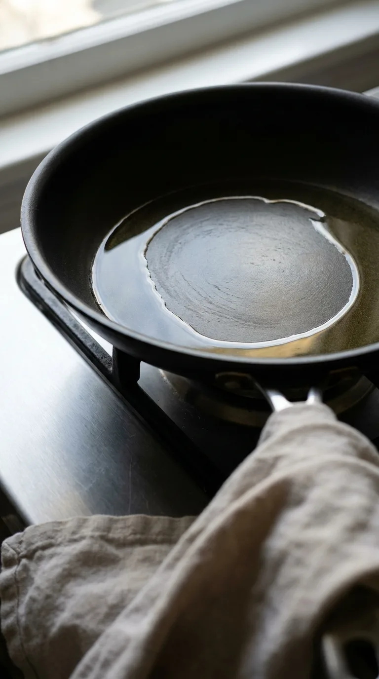 Banana Oat Pancakes: Sweet and Hearty Breakfast – step 4: Heat the skillet