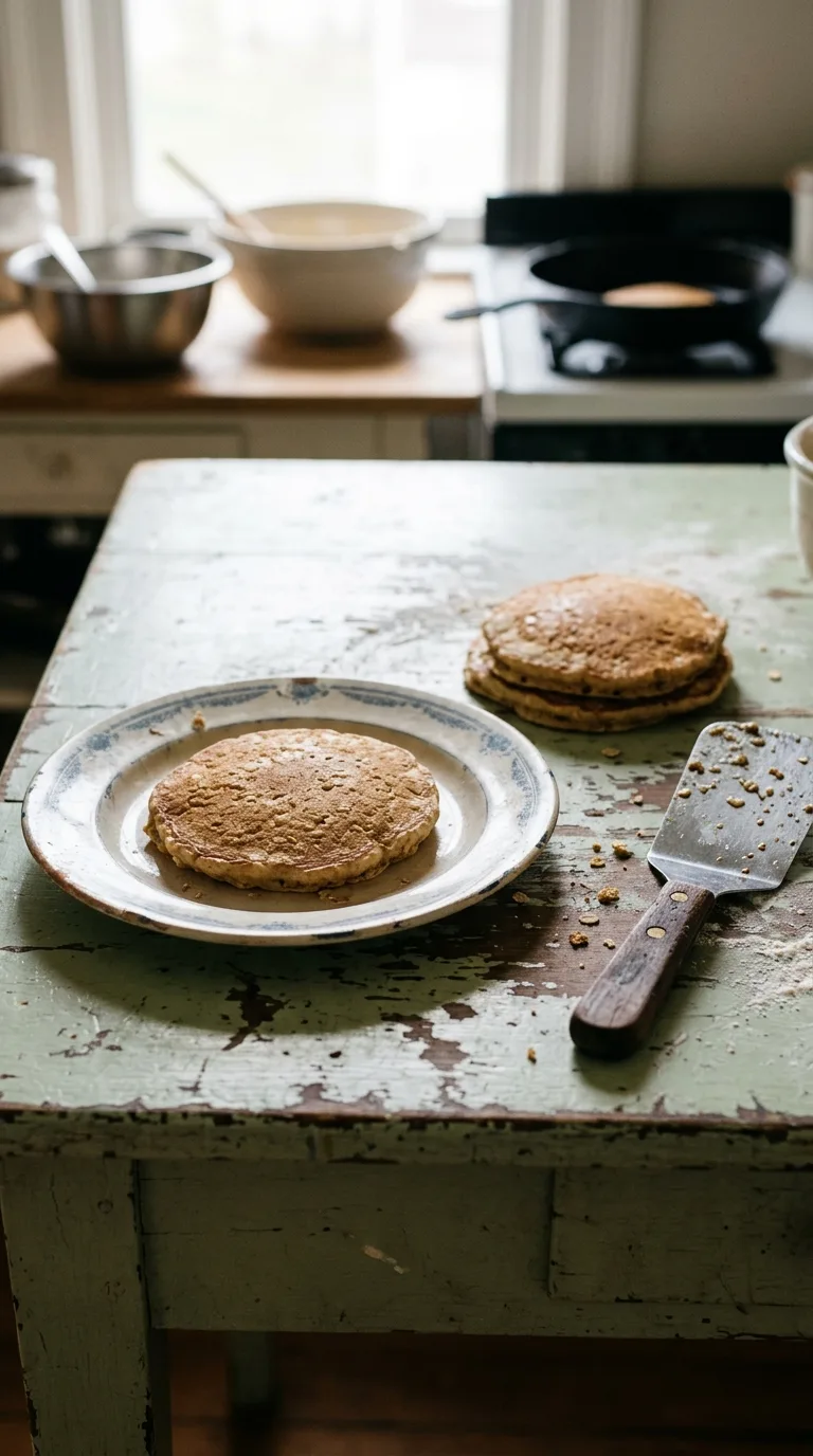 Oatmeal Pancakes: Fluffy Oat Breakfast Cakes – step 7: Finish the batch