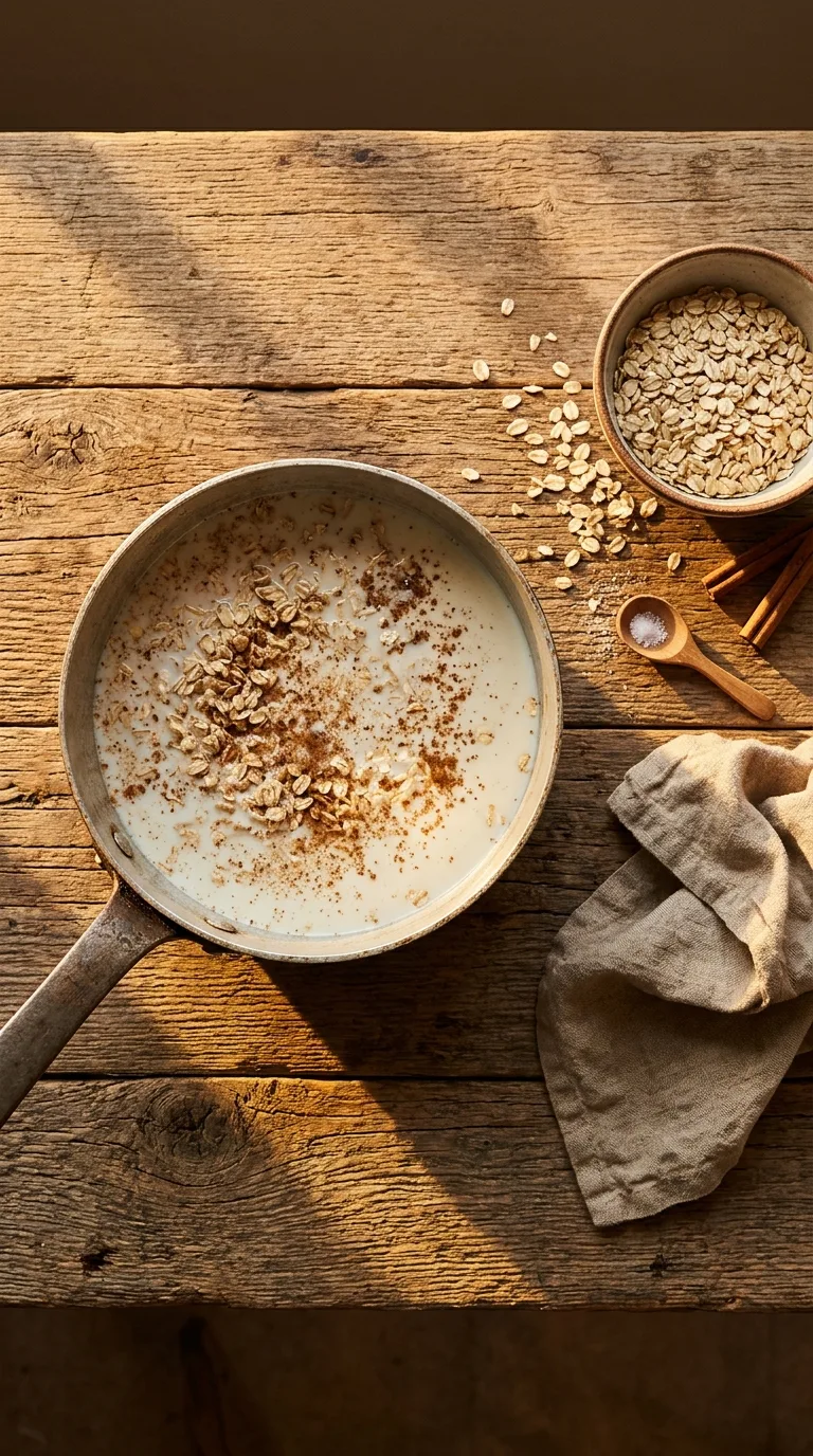 Protein Oatmeal Without Powder: Hearty Halal Breakfast – step 1: Combine base ingredients