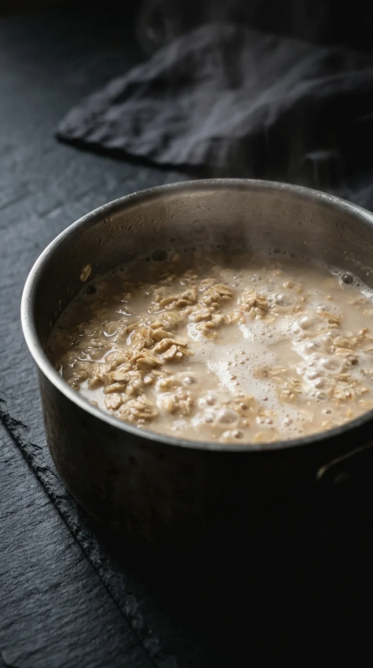 Stovetop Protein Oatmeal: Hearty High-Protein Breakfast – step 2: Simmer the oats