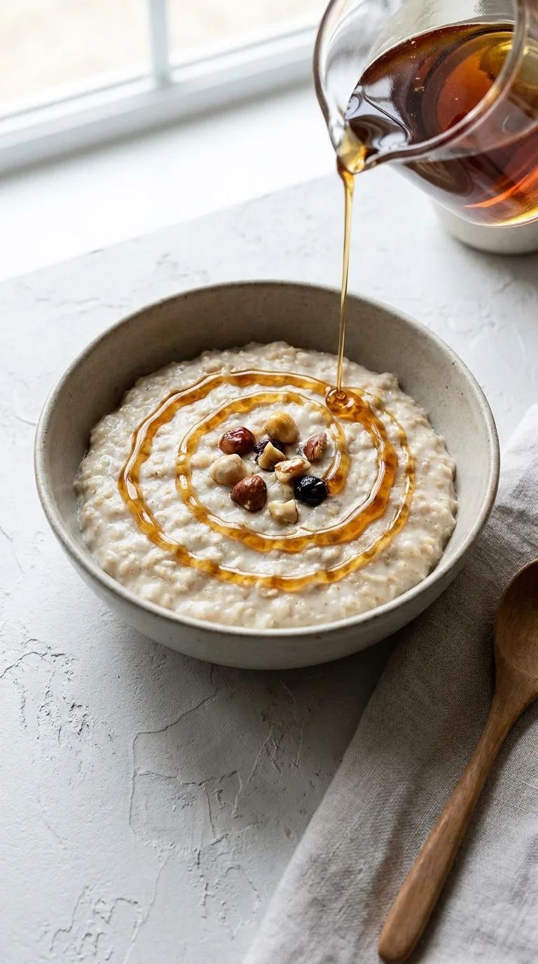 Vegan Protein Oatmeal: Hearty Oats with Maple and Berries – step 6: Sweeten the bowl