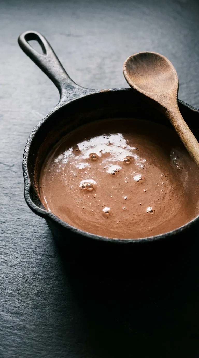 Chocolate Protein Oatmeal Bowl: Cacao and Oat Breakfast – step 2: Whisk the aromatics