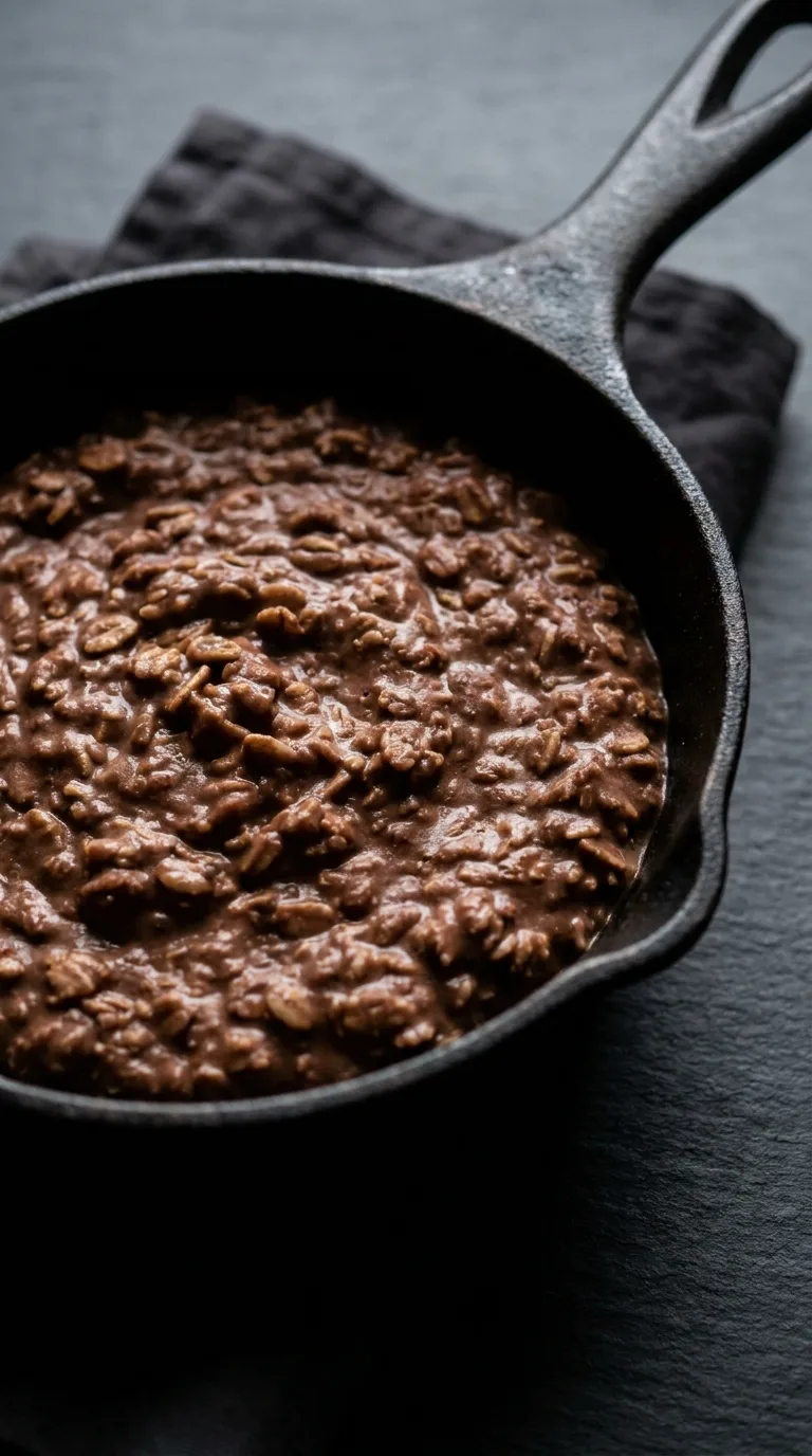 Chocolate Protein Oatmeal Bowl: Cacao and Oat Breakfast – step 4: Thicken the base