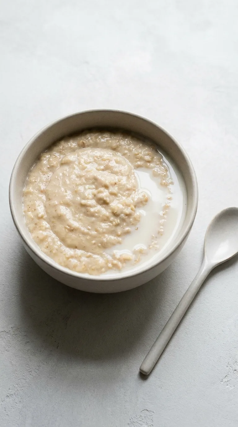 Vegan Protein Oatmeal: Hearty Oats with Maple and Berries – step 4: Stir in protein