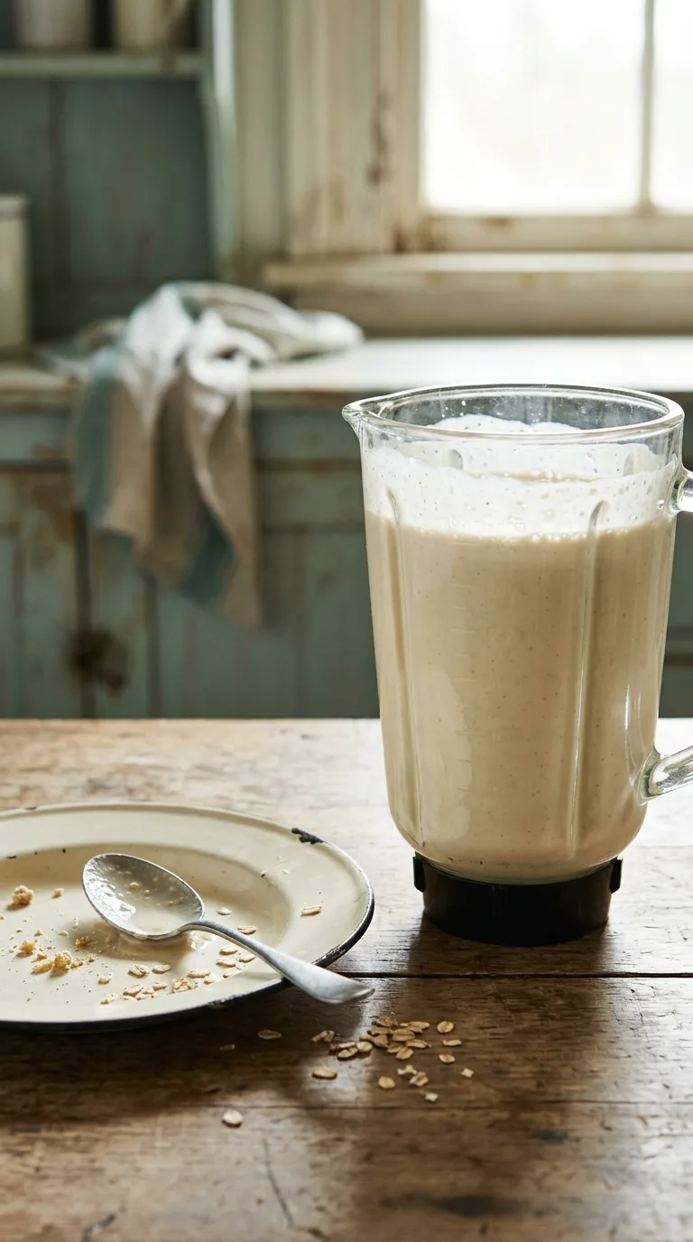 Oats Protein Drink: High-Protein Breakfast – step 3: Blend the mixture