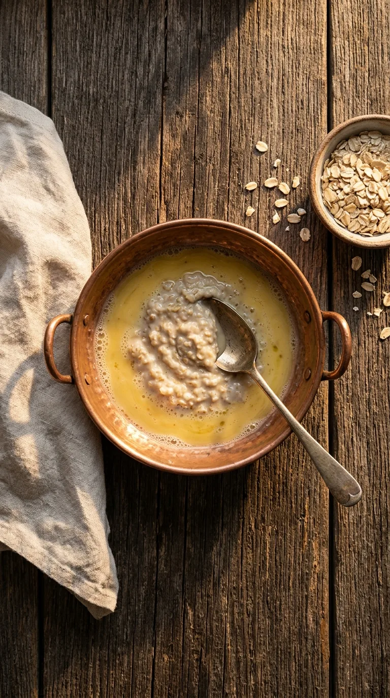 Protein Oatmeal Without Powder: Hearty Halal Breakfast – step 4: Temper the egg