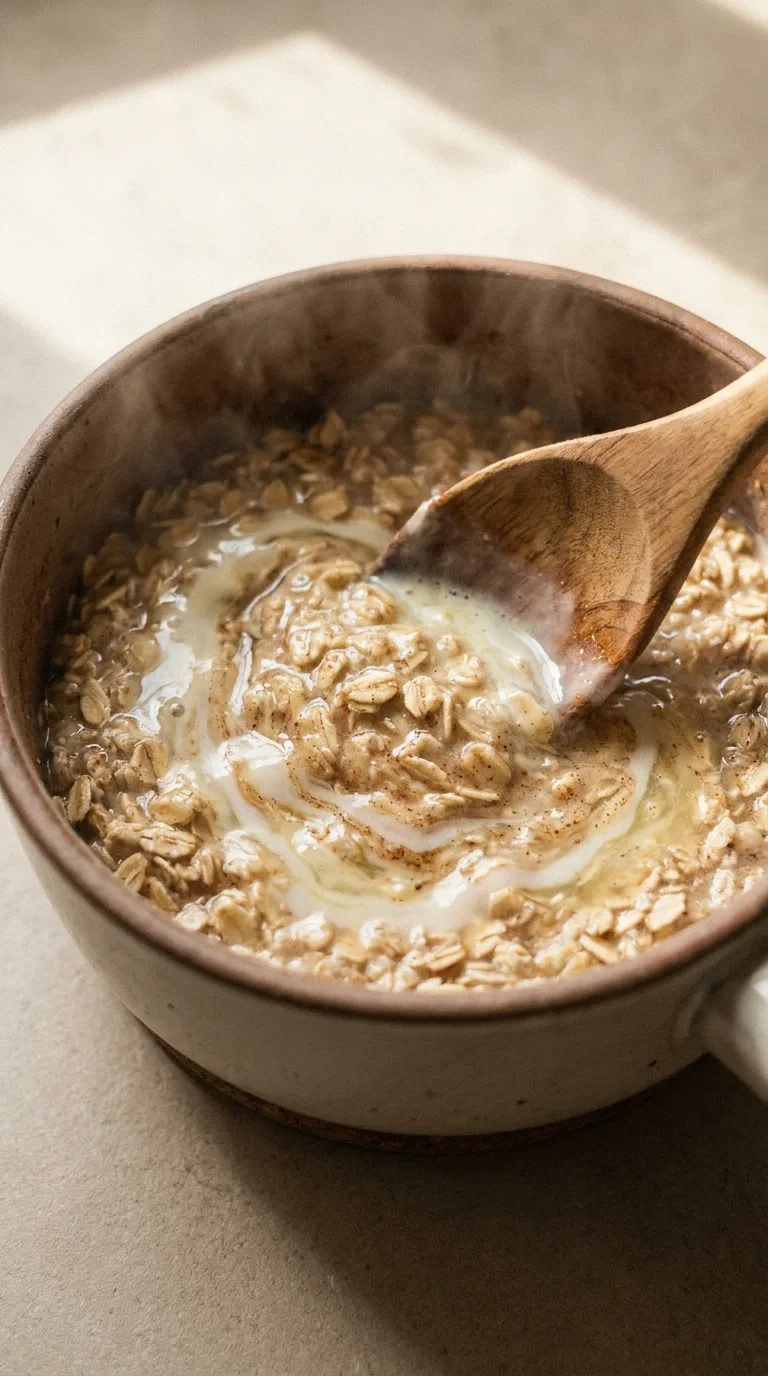 Kids Protein Oatmeal: Creamy Banana Breakfast – step 4: Incorporate the protein