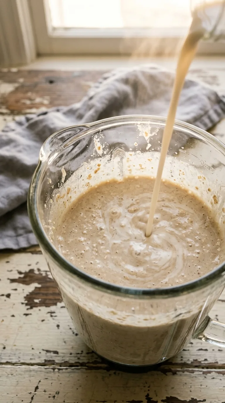 Oats Protein Drink: High-Protein Breakfast – step 4: Adjust the consistency