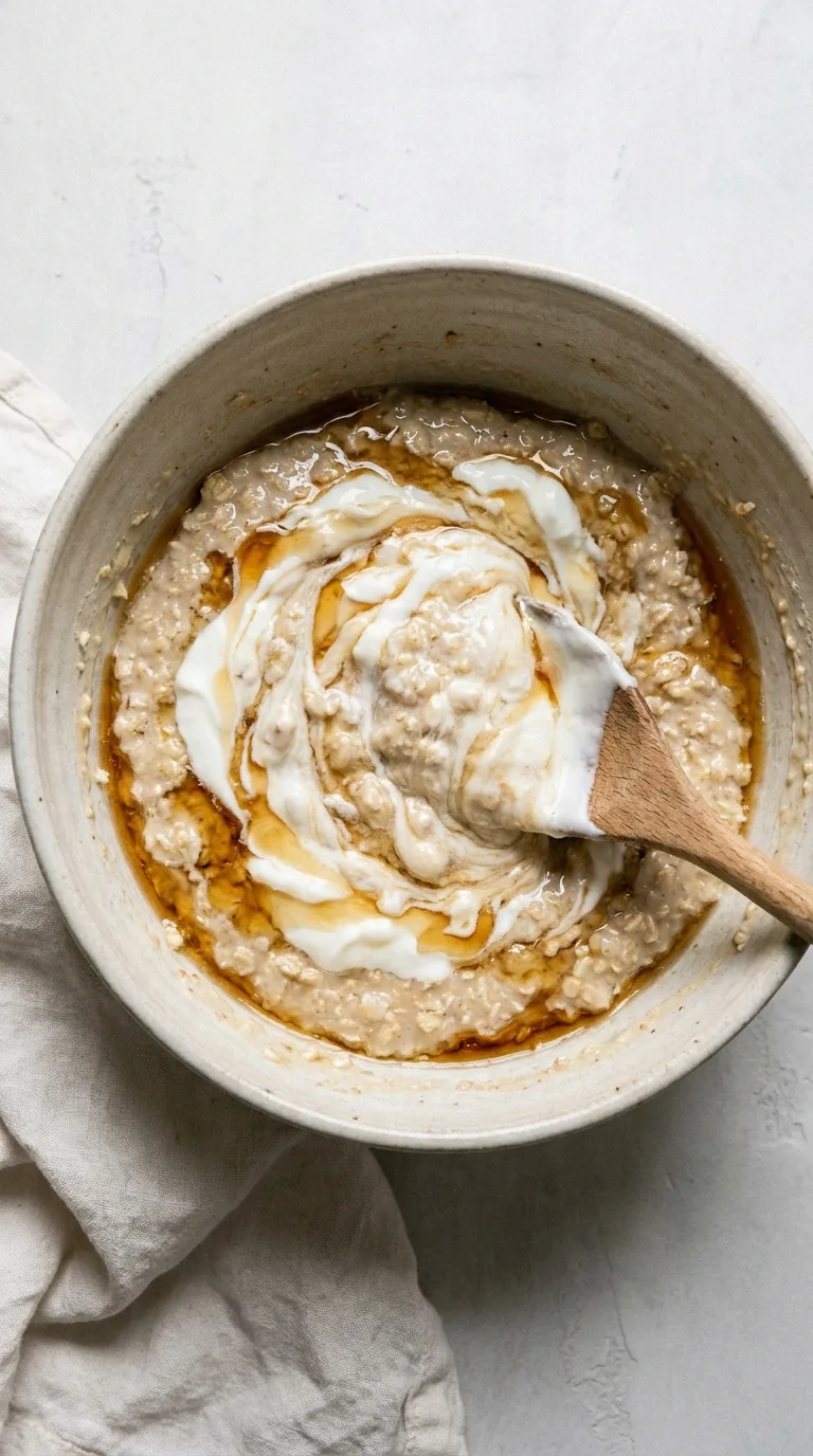 Protein Oatmeal Overnight Oats: High-Protein Breakfast Jar – step 3: Mix the base