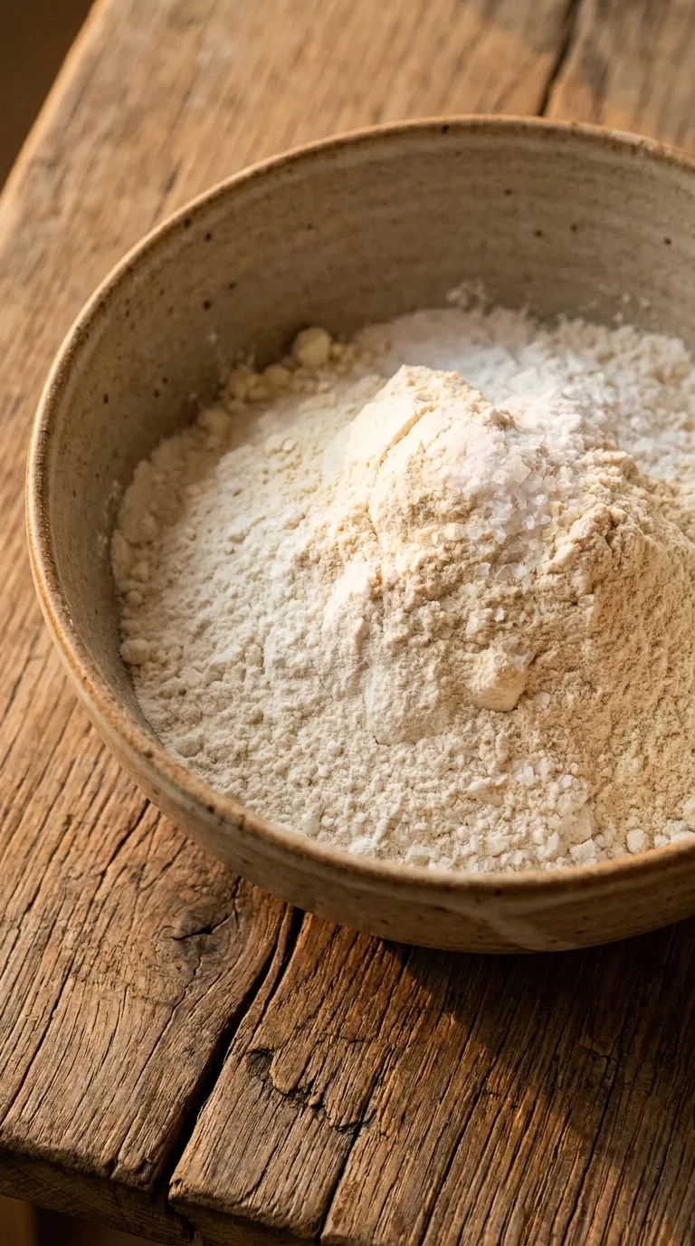 Eggless Protein Powder Pancakes: High-Protein Breakfast – step 1: Sift dry ingredients
