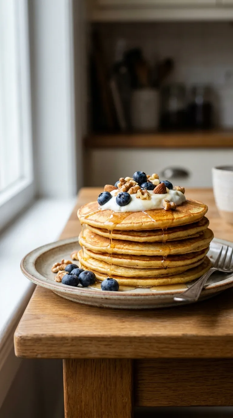 Keto Protein Powder Pancake: Fluffy Low-Carb Breakfast – step 7: Keep warm and serve