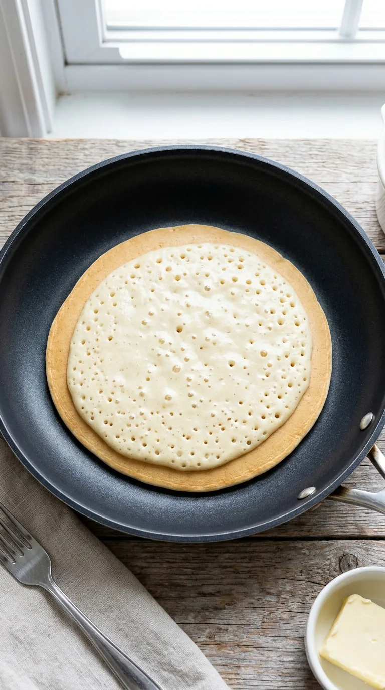 Low Calorie Protein Powder Pancake: Whey-Based Breakfast – step 6: Cook the first side