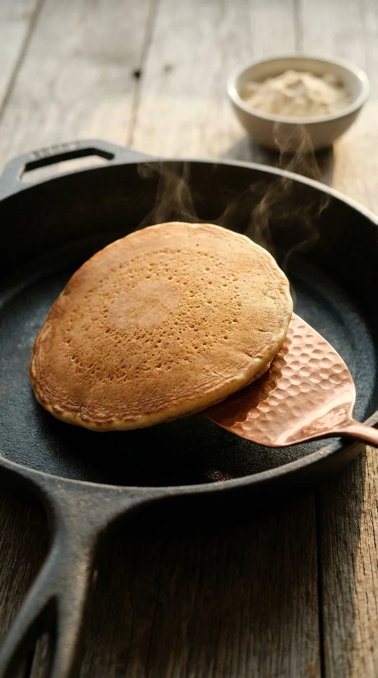 Protein Powder Pancakes: Flourless High‑Protein Breakfast – step 7: Brown the second side