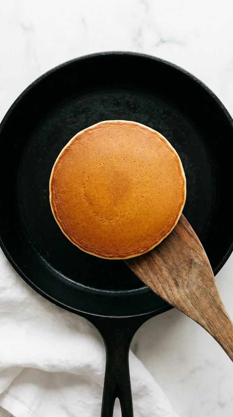 Low Calorie Protein Powder Pancake: Whey-Based Breakfast – step 7: Flip and finish