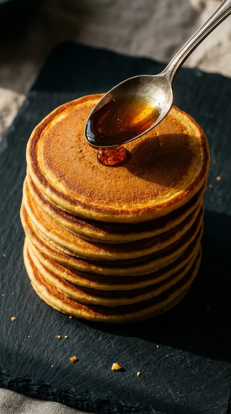 Pumpkin Spice High Protein Pancakes: Oat and Cottage Cheese Cakes – step 8: Finish and serve