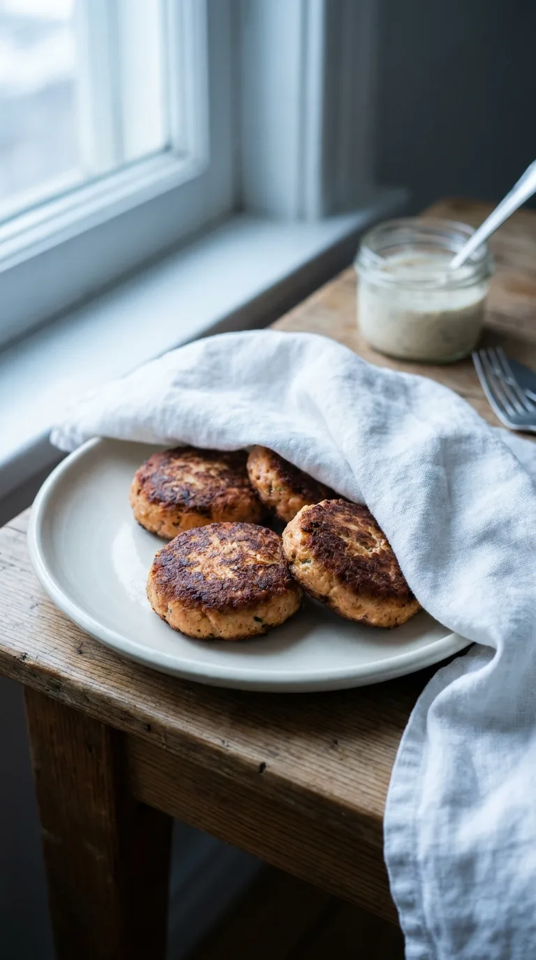 Old Fashioned Salmon Patties: Halal Fish Cakes – step 5: Chill the patties