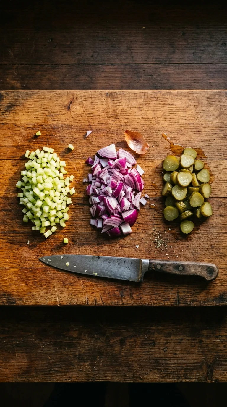 Tuna Salad With Egg: Protein-Rich Mediterranean Bowl – step 4: Dice the vegetables
