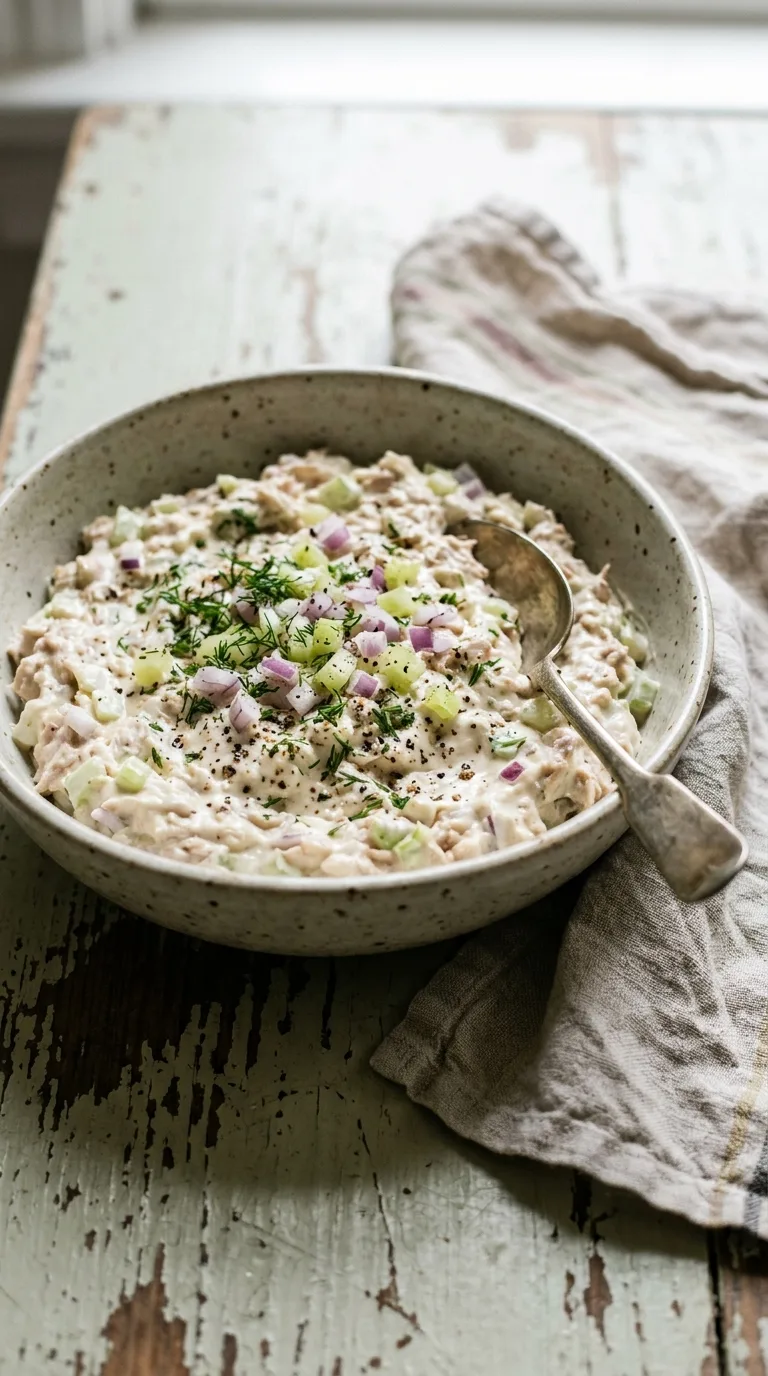 Tuna Salad with Greek Yogurt: High Protein Mediterranean Salad – step 5: Season the salad