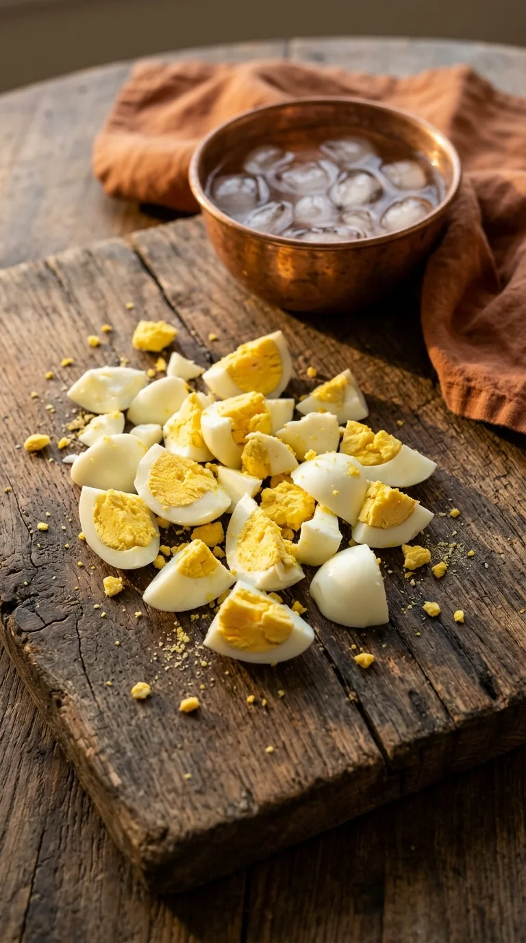 Tuna Salad With Egg: Protein-Rich Mediterranean Bowl – step 3: Cool and chop