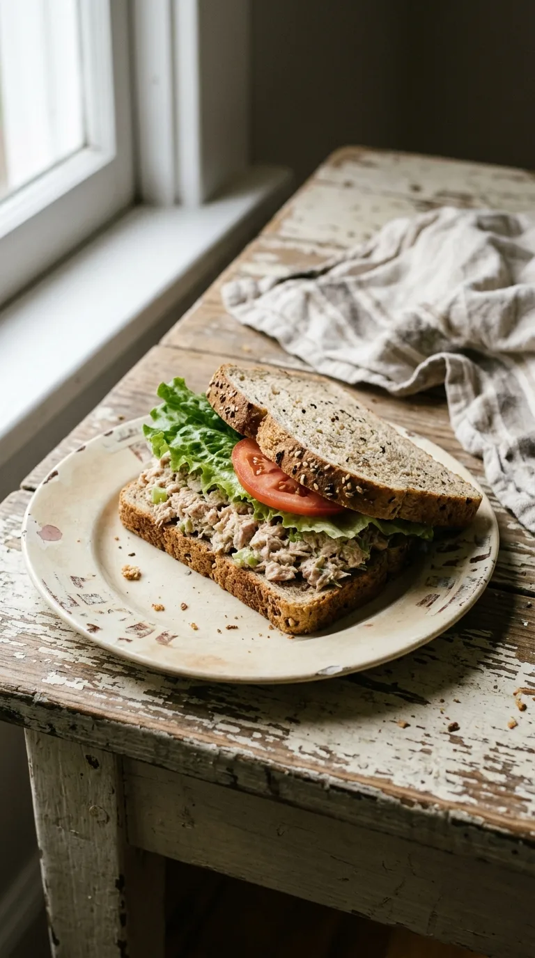 Tuna Salad Sandwich: American Tuna and Celery Lunch – step 5: Assemble the sandwiches