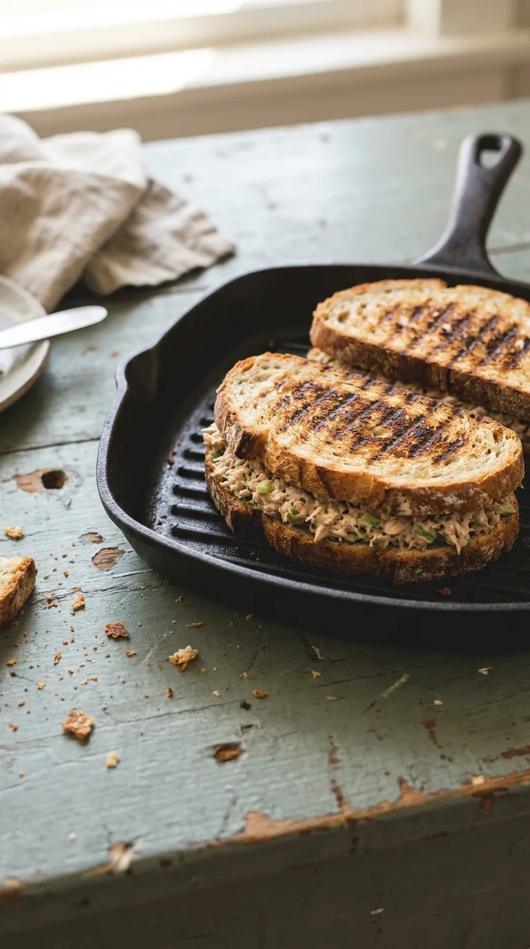 Tuna Salad Sandwich: American Tuna and Celery Lunch – step 6: Warm the bread