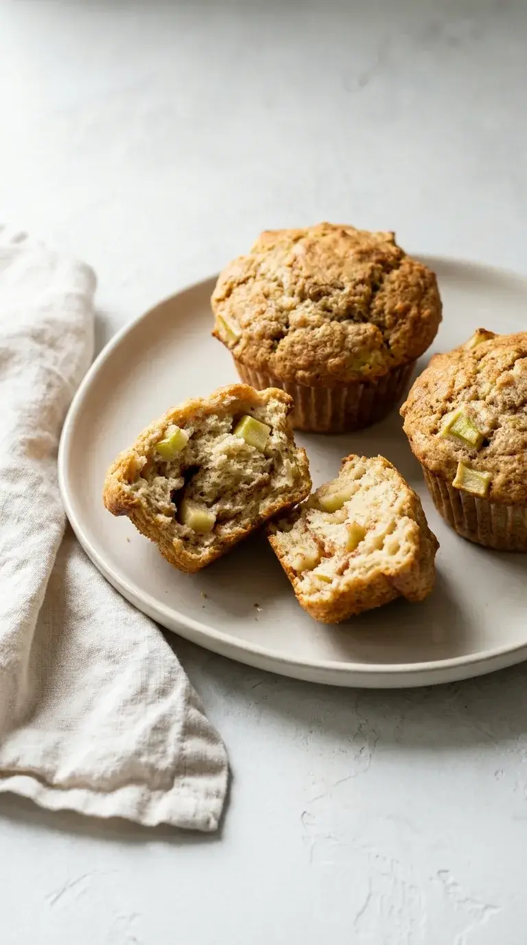 Apple Cinnamon Protein Muffins: American Breakfast Bake