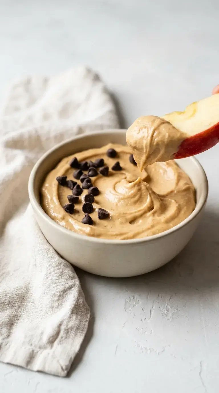 Protein Dip for Apples: Greek Yogurt and Peanut Butter