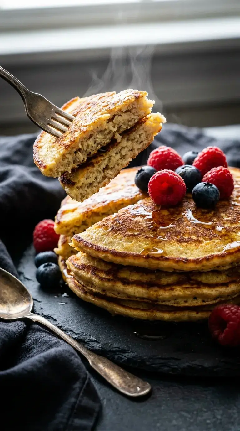 Protein Oatmeal Pancakes: American Whole-Grain Breakfast