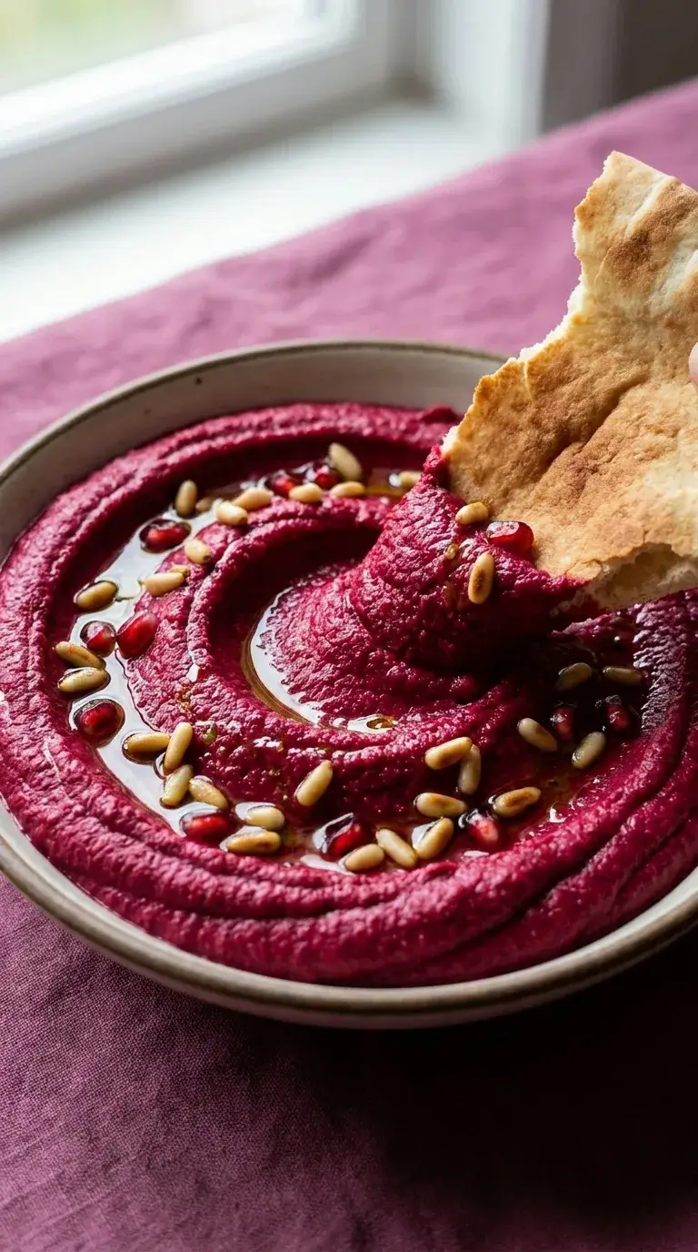 Beetroot Protein Dip: Roasted Beet and Greek Yogurt Fusion