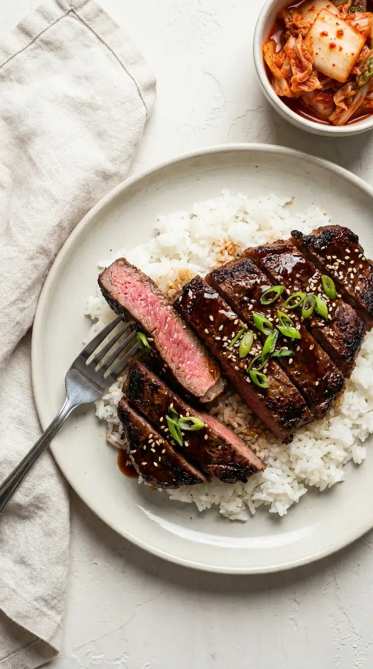 Korean BBQ Beef Steak: Sweet and Savoury Sizzled Beef