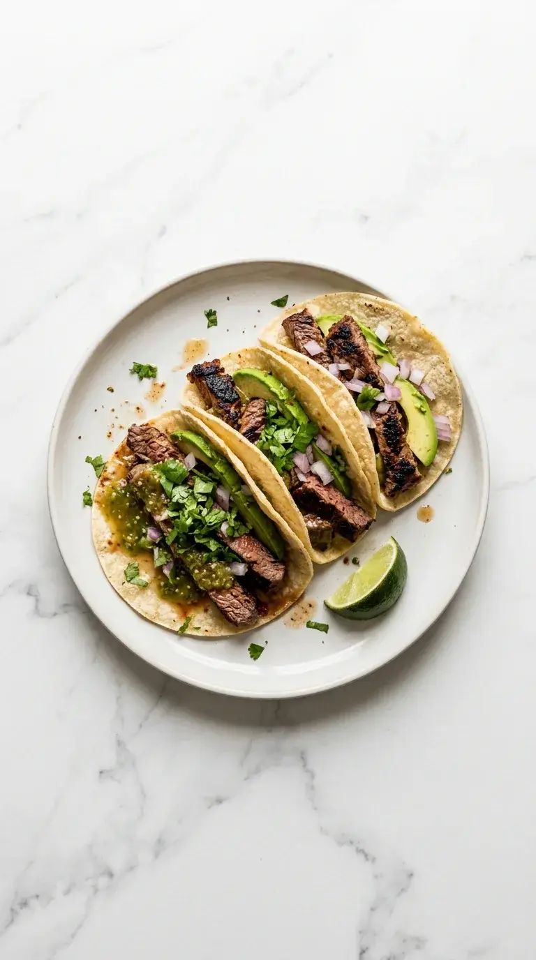 Beef Steak Taco Fiesta: Mexican Beef Tacos