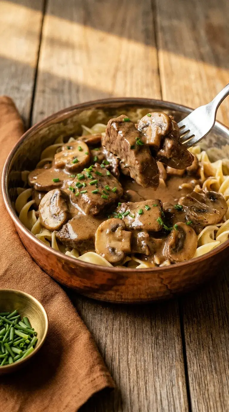 Beef Steak Stroganoff: Creamy Mushroom Classic