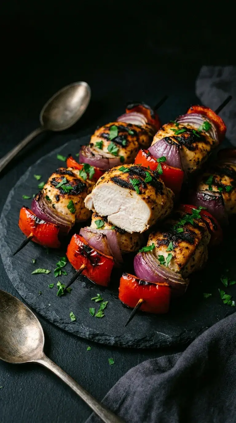 Chicken Breast Kabobs: Middle Eastern Grilled Skewers