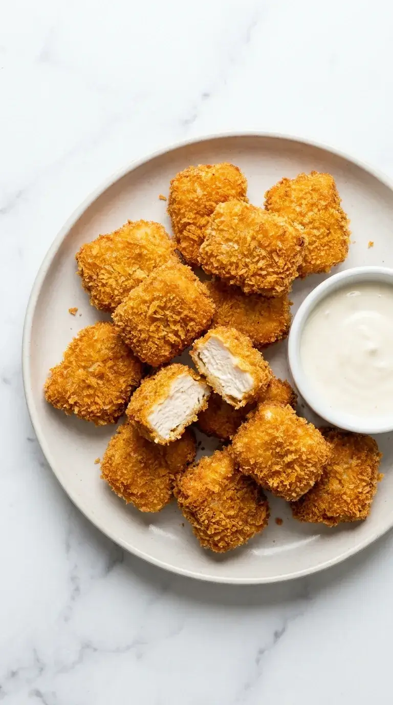 Chicken Breast Nuggets: Oven-Baked Crispy Appetisers