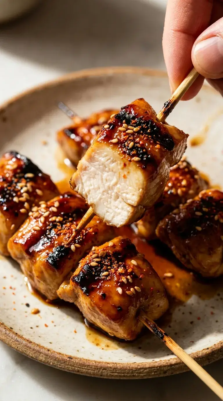 Yakitori: Chicken Breast Grilled Skewers
