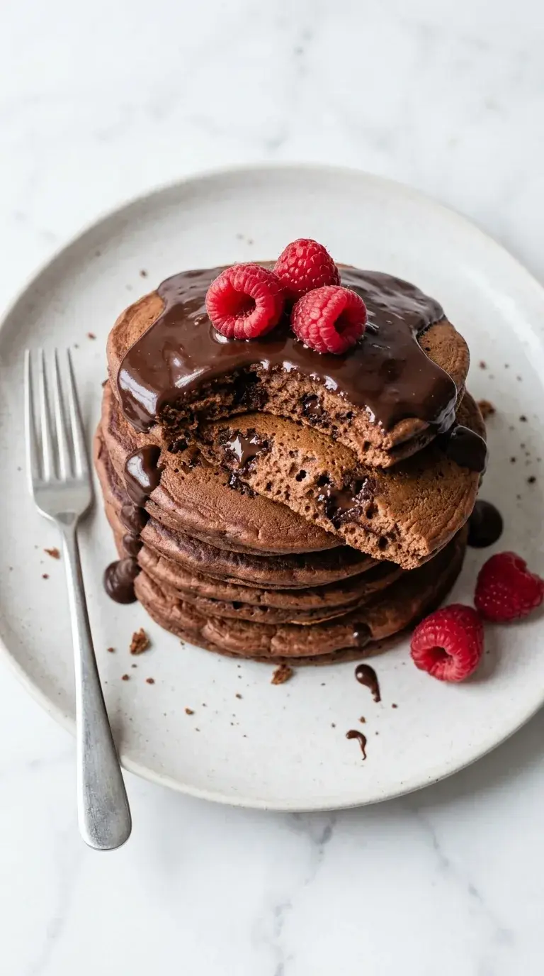 Chocolate Pancakes: Fluffy Halal Breakfast Treat