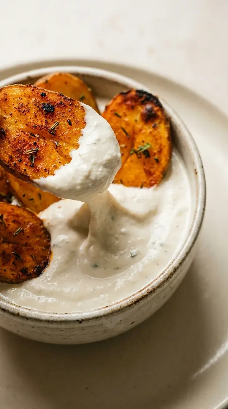 Protein Dip for Potatoes: German-Style Crunchy Spread