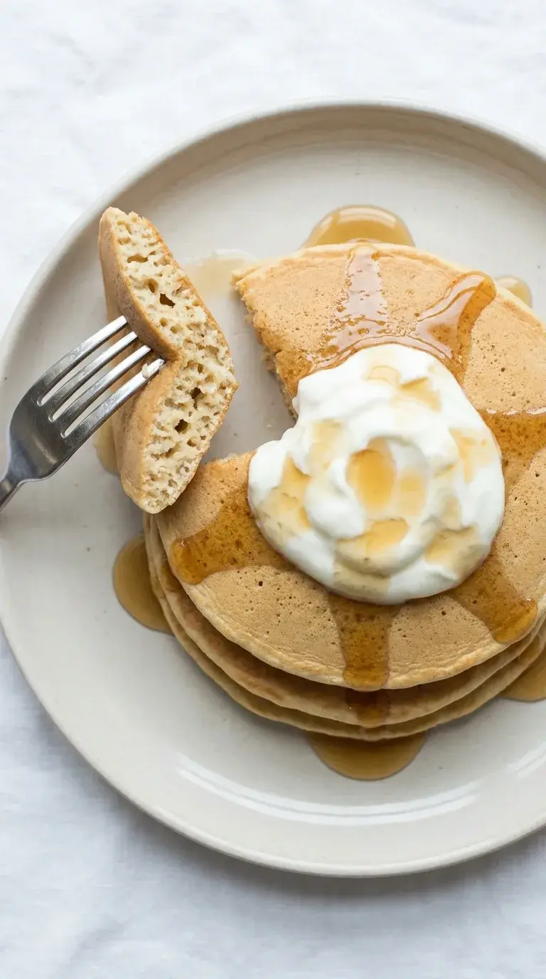 Easy Protein Oat Flour Pancakes: High-Protein Breakfast