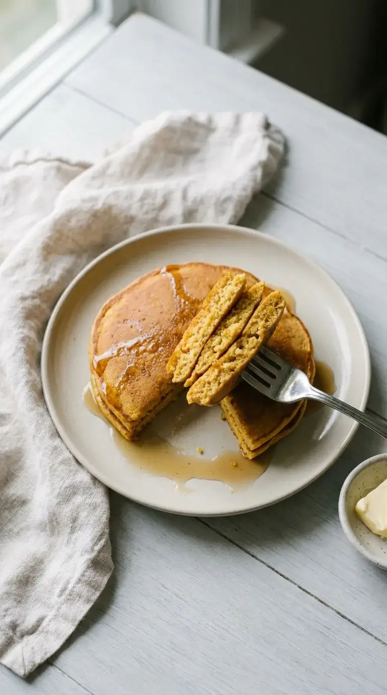 Pumpkin Protein Pancakes: American Breakfast