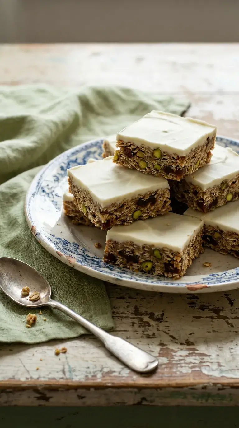 No-Bake Greek Yogurt Granola Bars: Oat and Yogurt Snacks