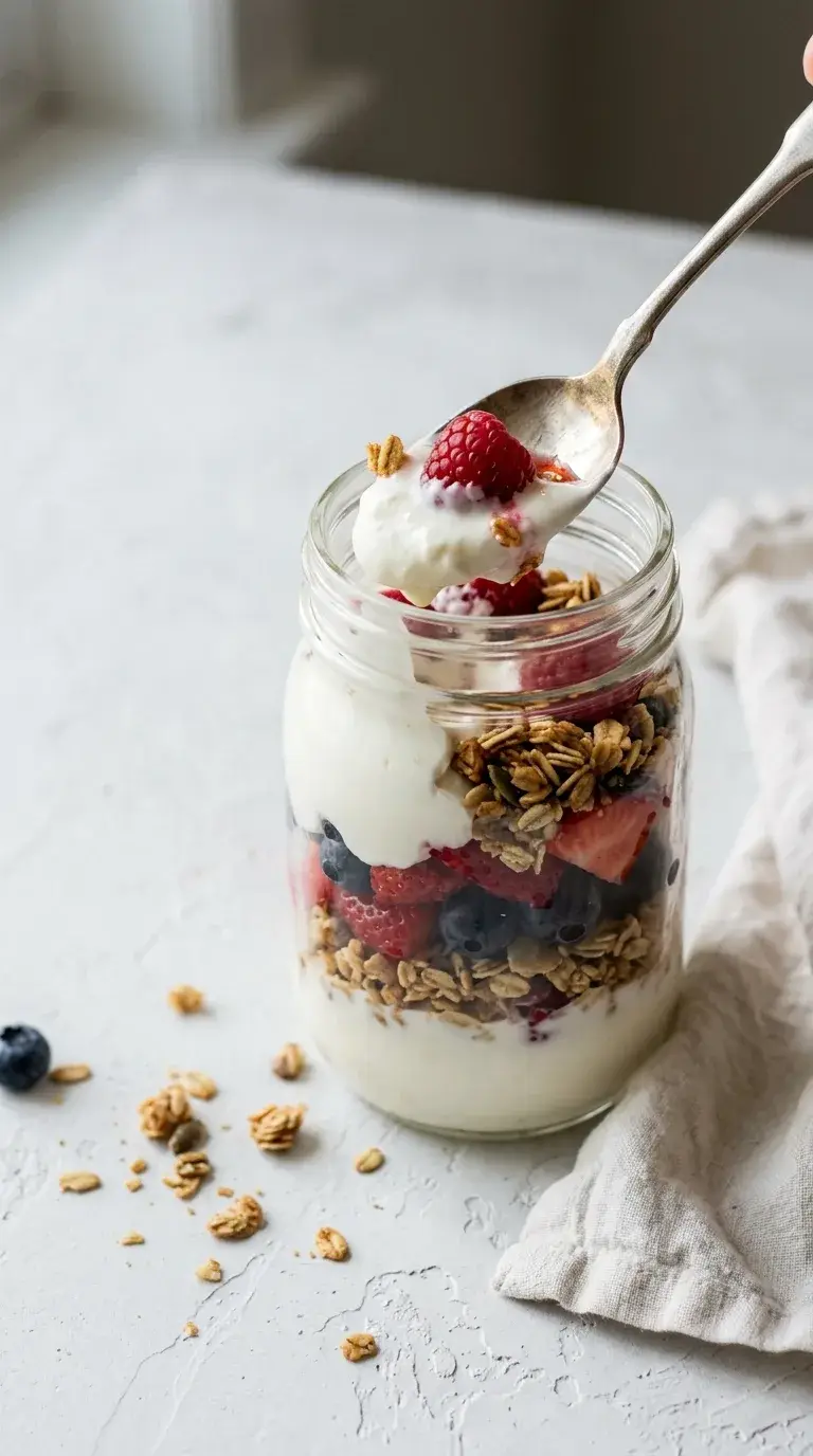 Greek Yogurt Granola Parfait: Layered Berry Breakfast