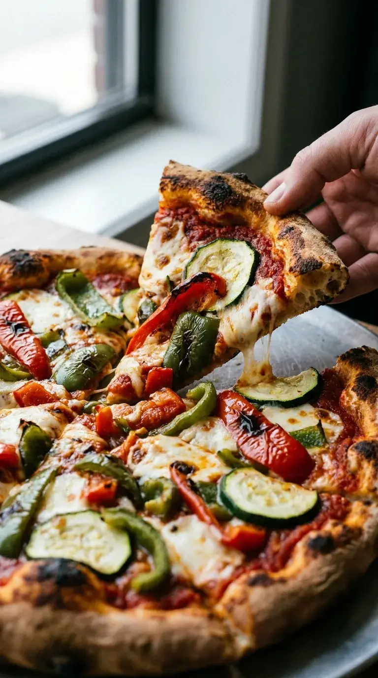 Grilled Vegetable Pizza: Smoky Italian Flatbread